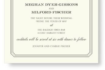 Vera Wang Small Square Invitation Date Cards