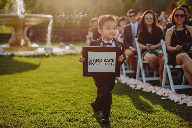 Cute ring bearers