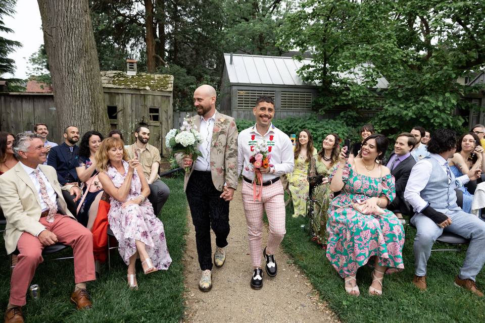 Kyle & Richie's sweet ceremony