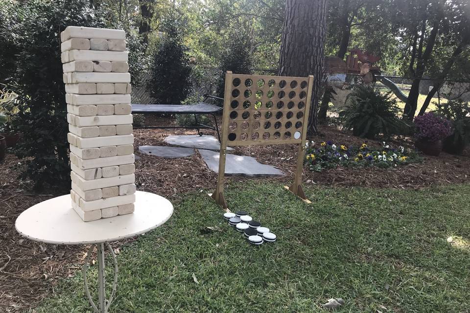 Yard games for backyard wedding
Stephenville Wedding