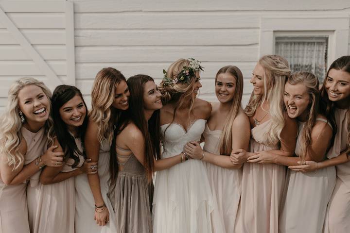 The bridal party