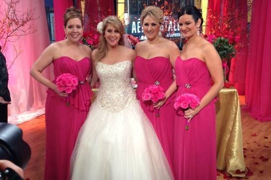 The Bride and her Bridesmaids