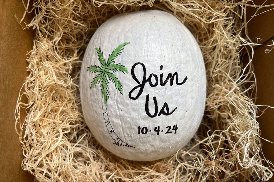 Coconuts for Place Cards