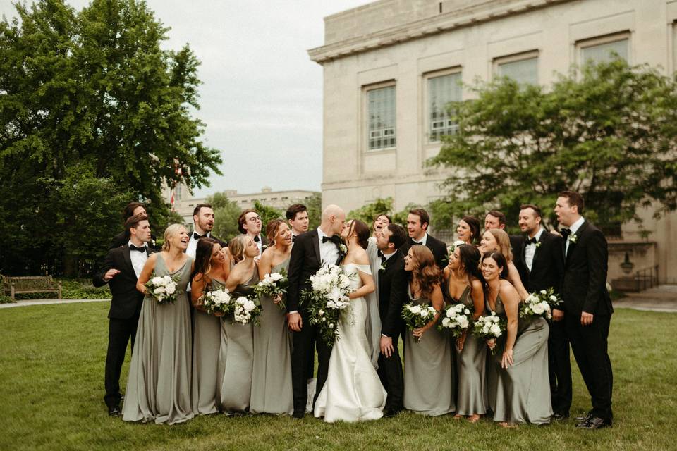 Library Bridal Party