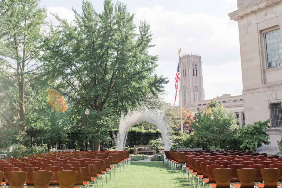 Library Outdoor Ceremony
