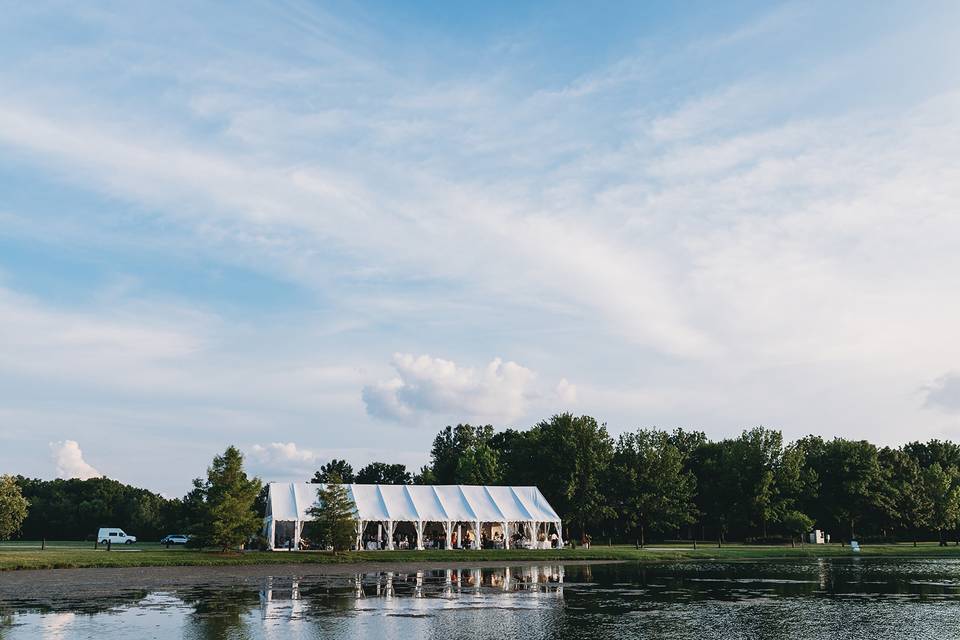 Coxhall Gardens Reception Tent