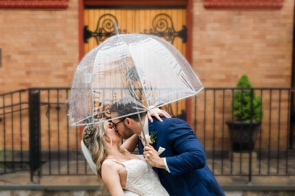 Kissing in the Rain