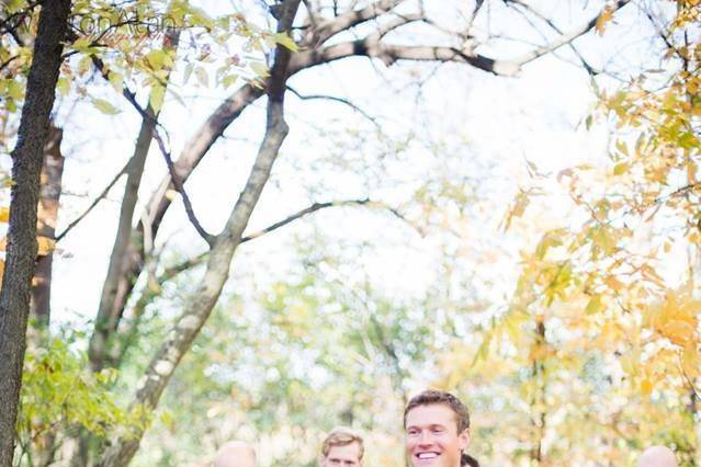 Groom and the groomsmen