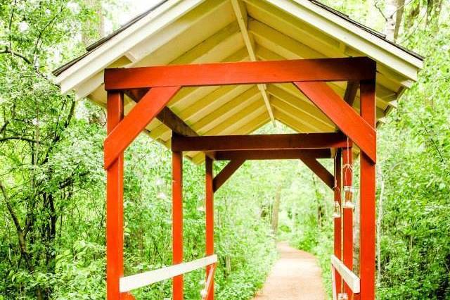 Red walkway