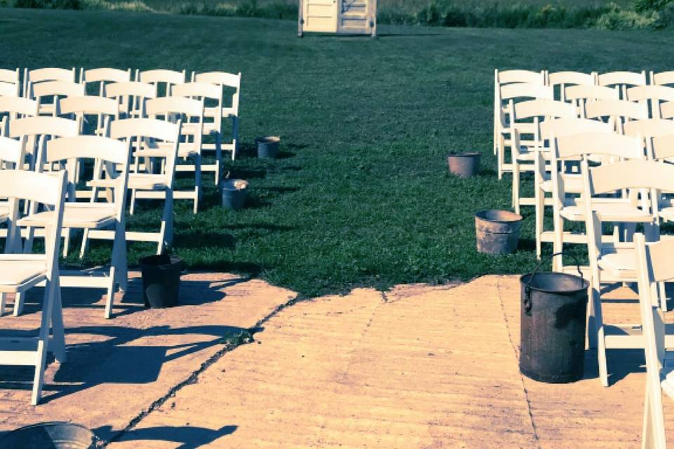 Outdoor ceremony