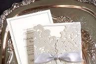 Lace Pocket Invitation