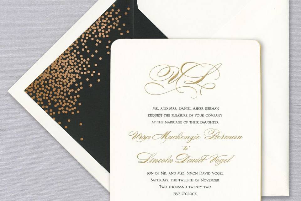 Confetti Style Invitation