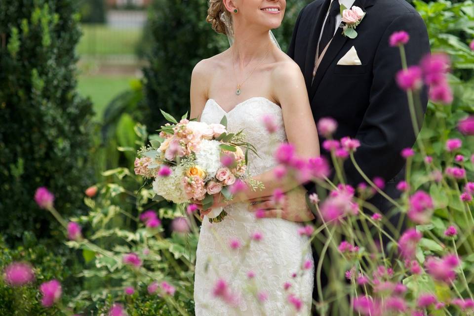 Aksana and Chris's Paul J. Ciener Botanical Gardens Wedding | Kernersville, NC | ©Glessner Photography