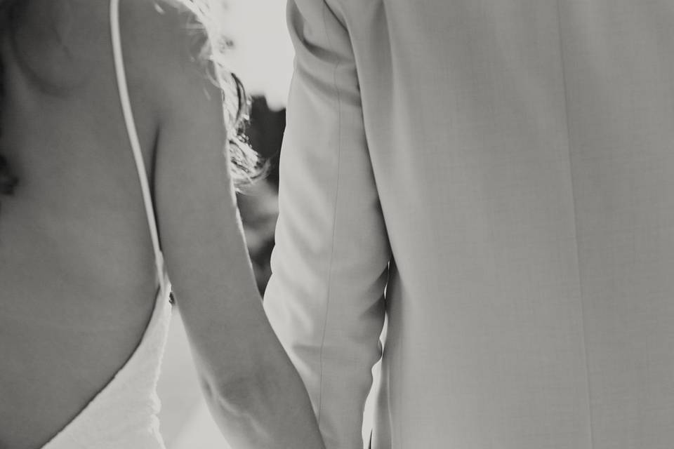 Timeless Black & White Couple