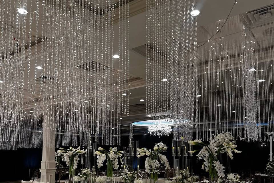 Table, Chairs, Ceiling decor