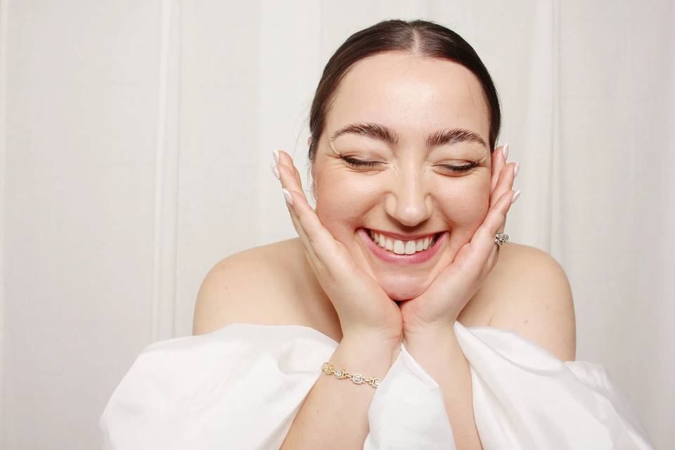 Happy bride