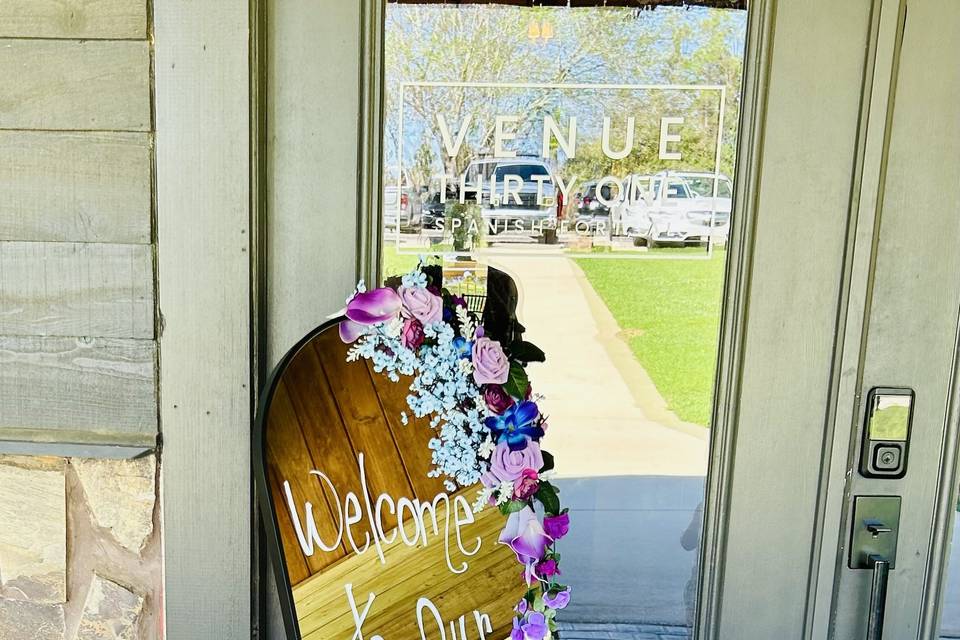Spring wedding