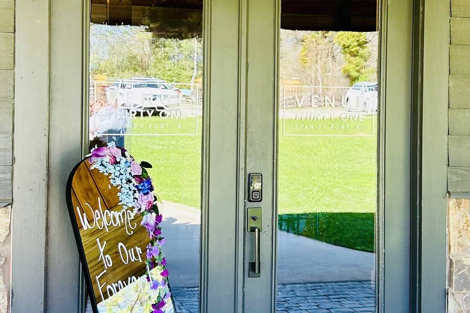 Spring wedding