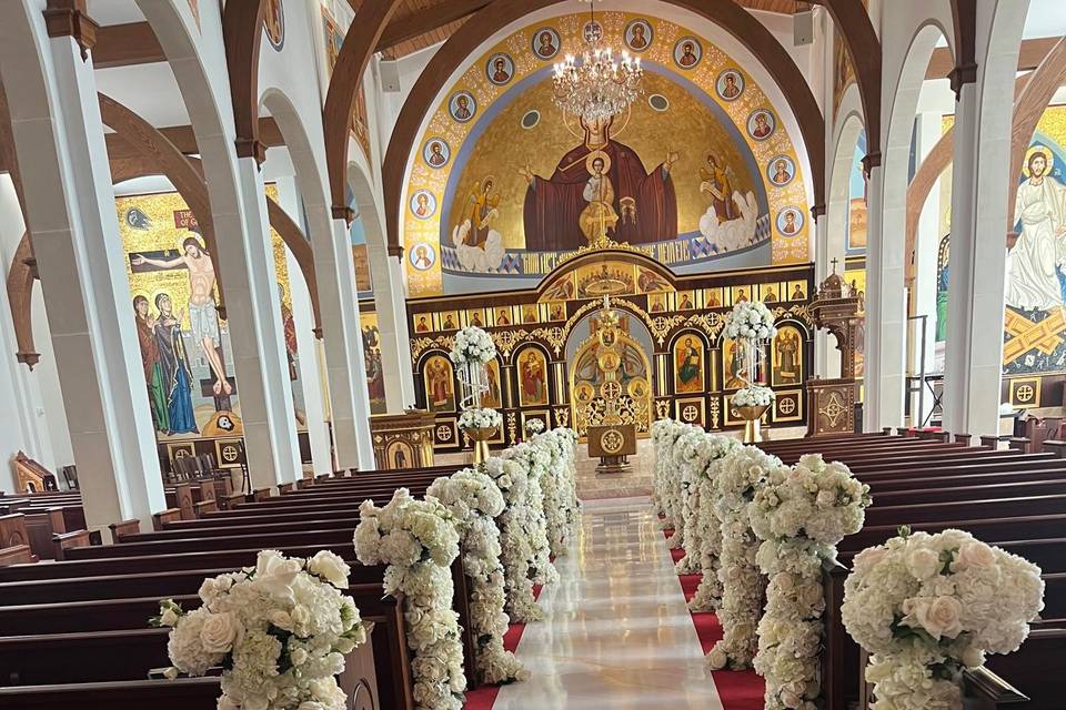 Aisle flowers