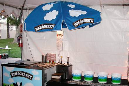 Ice cream booth