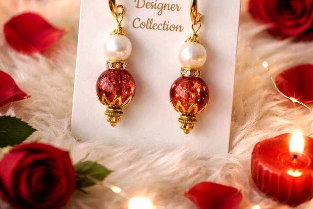 Glass bead & pearl