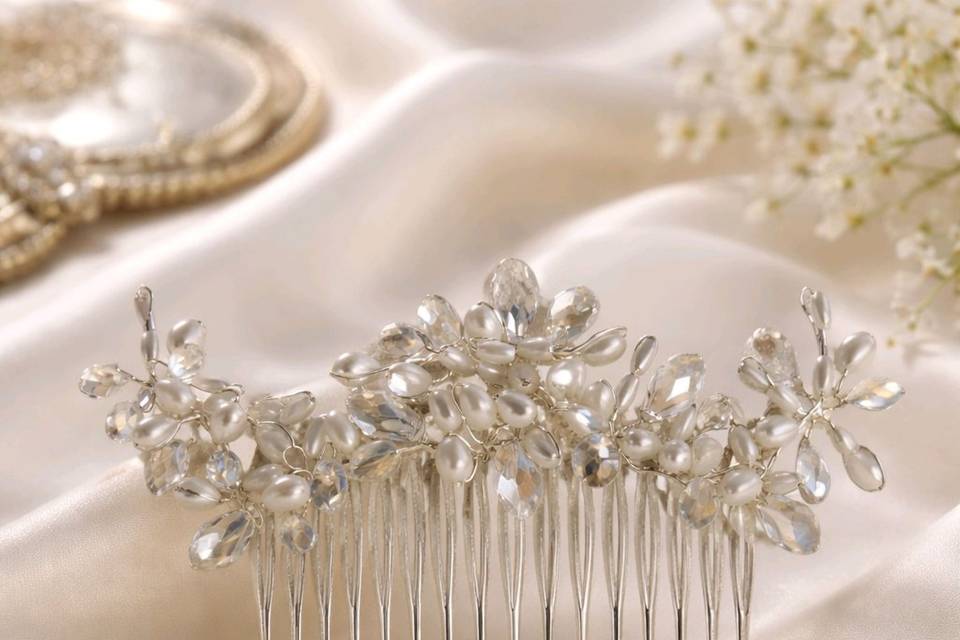 Hand twisted hair piece