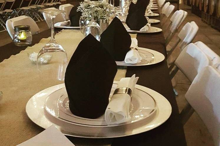 Table setup