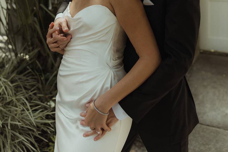 Charleston wedding couple