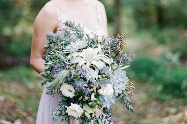 Bride in the forest