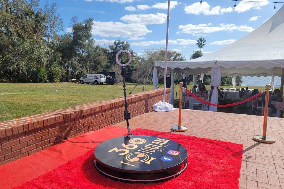360 Photo Booth Set Up