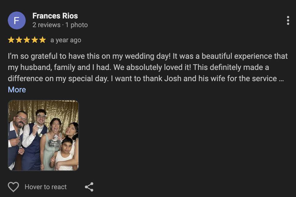 Our Google Review's