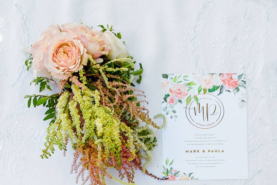 Beautiful wedding stationery