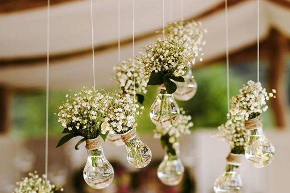 Hanging floral details