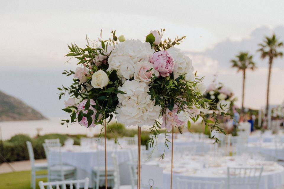 Peonies and Greeneries