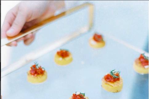 Grilled Polenta Bite