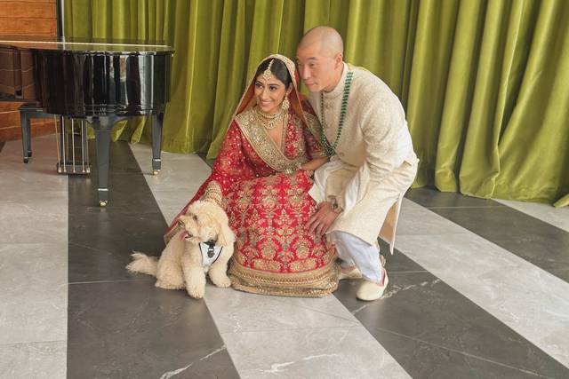 Photo time with mom and dad!