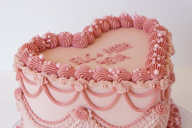 Pink Vintage Heart