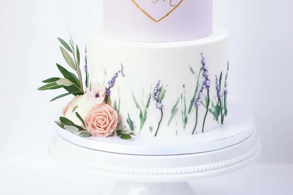 Lavender Monogram