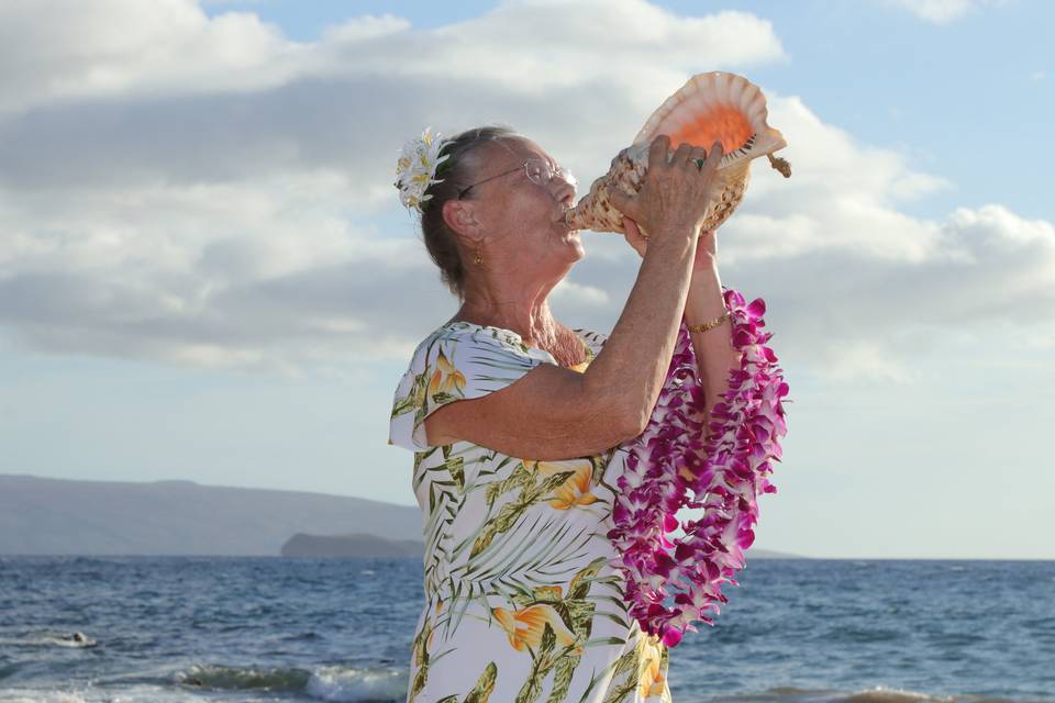 Conch Shell Wedding Blessing