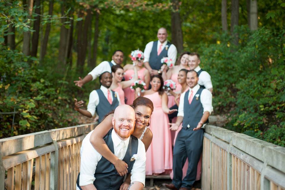 Que and her ring bearers