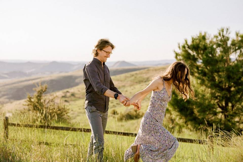 Summer engagement session