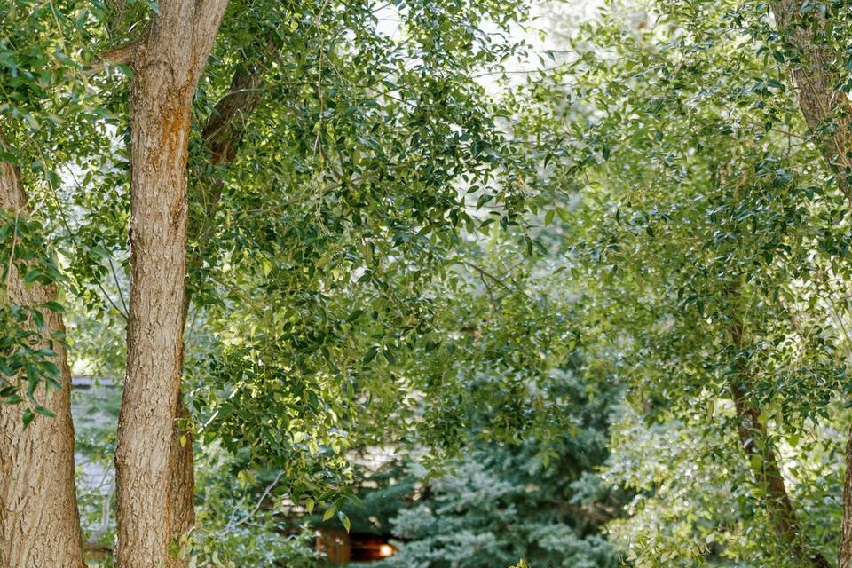 Trail creek cabin ceremony