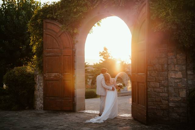 Couple at sunset