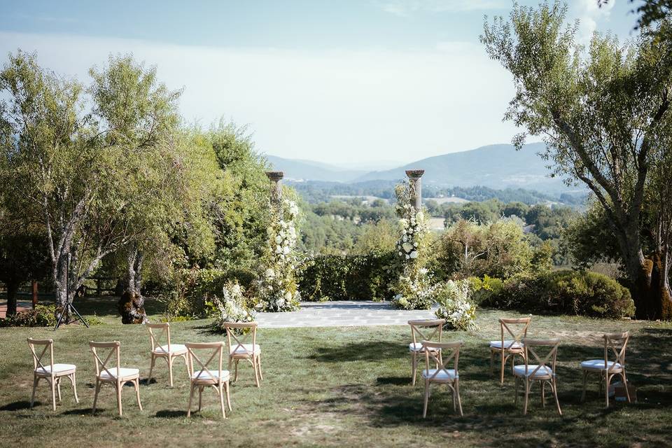 Outdoor ceremony