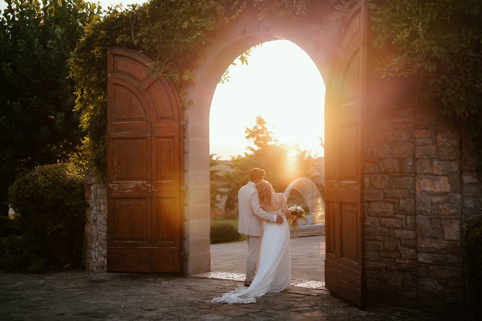 Couple at sunset