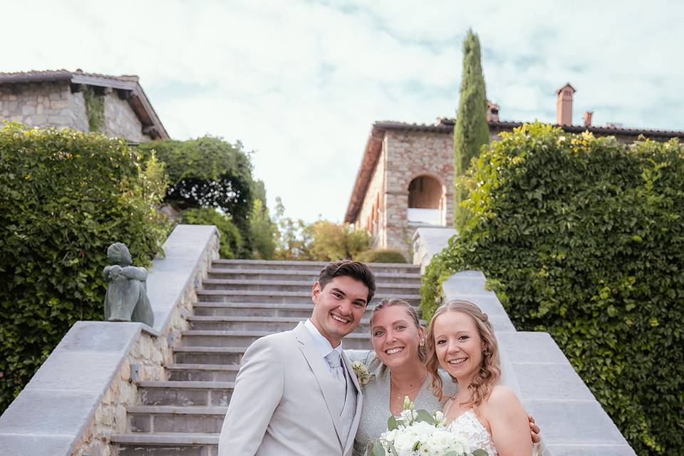 Wedding planner + couple