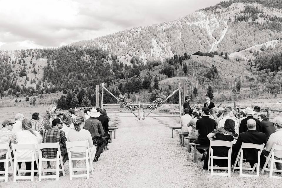 Ceremony seated