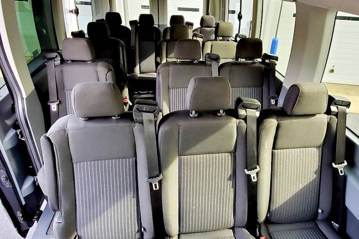 Vans ideal for guest shuttle