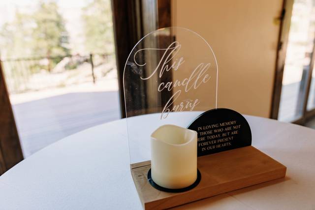 This Candle Burns Sign