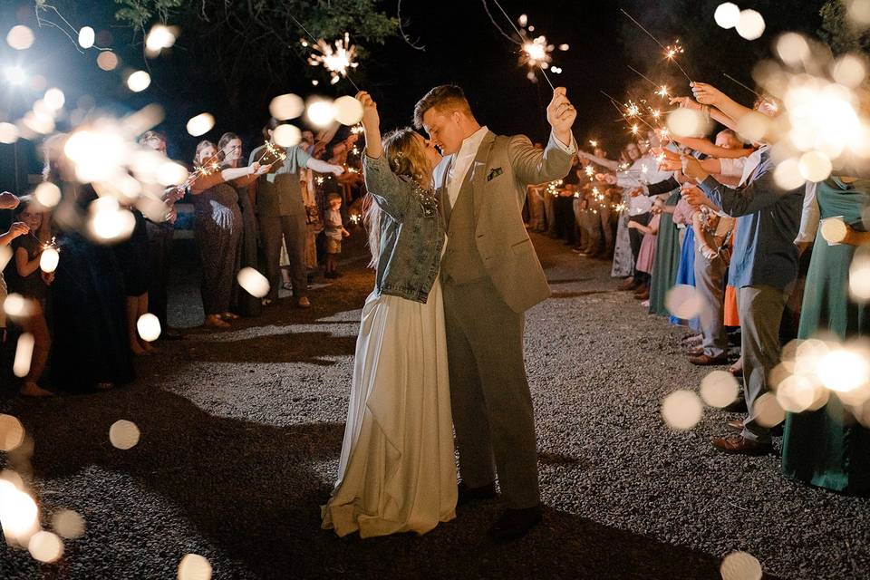 Sparkler Send Off At Twist